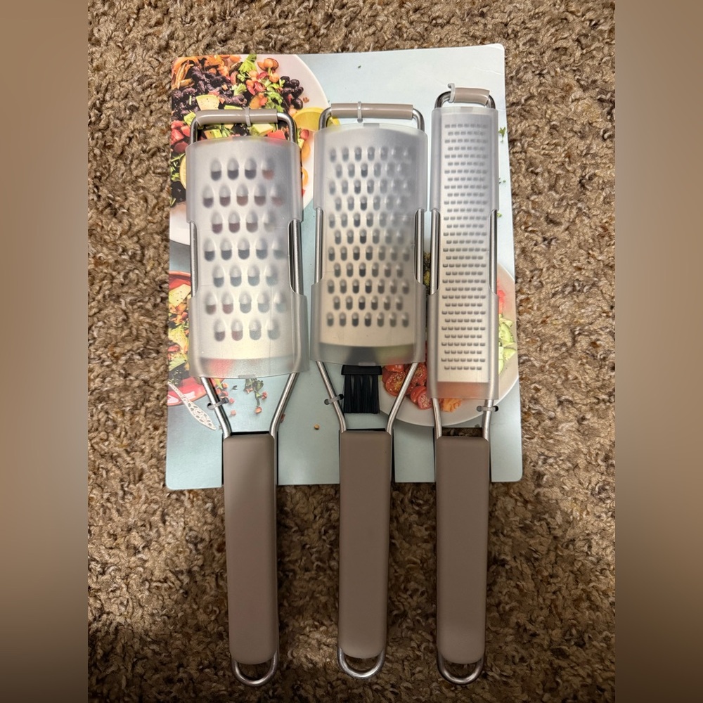 3 PC zester & grader set